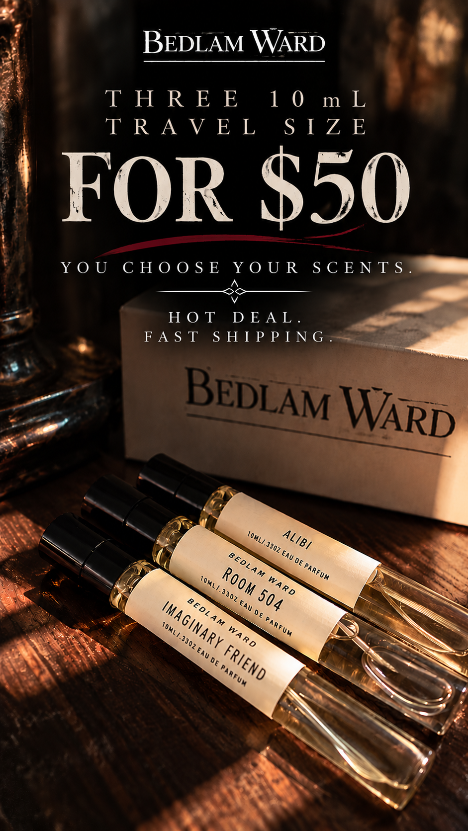 3x10ml for 50 Deal